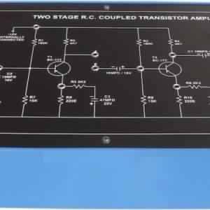 Two Stage RC Coupled Transistor Amplifier