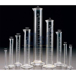 Measuring cylinder glassware